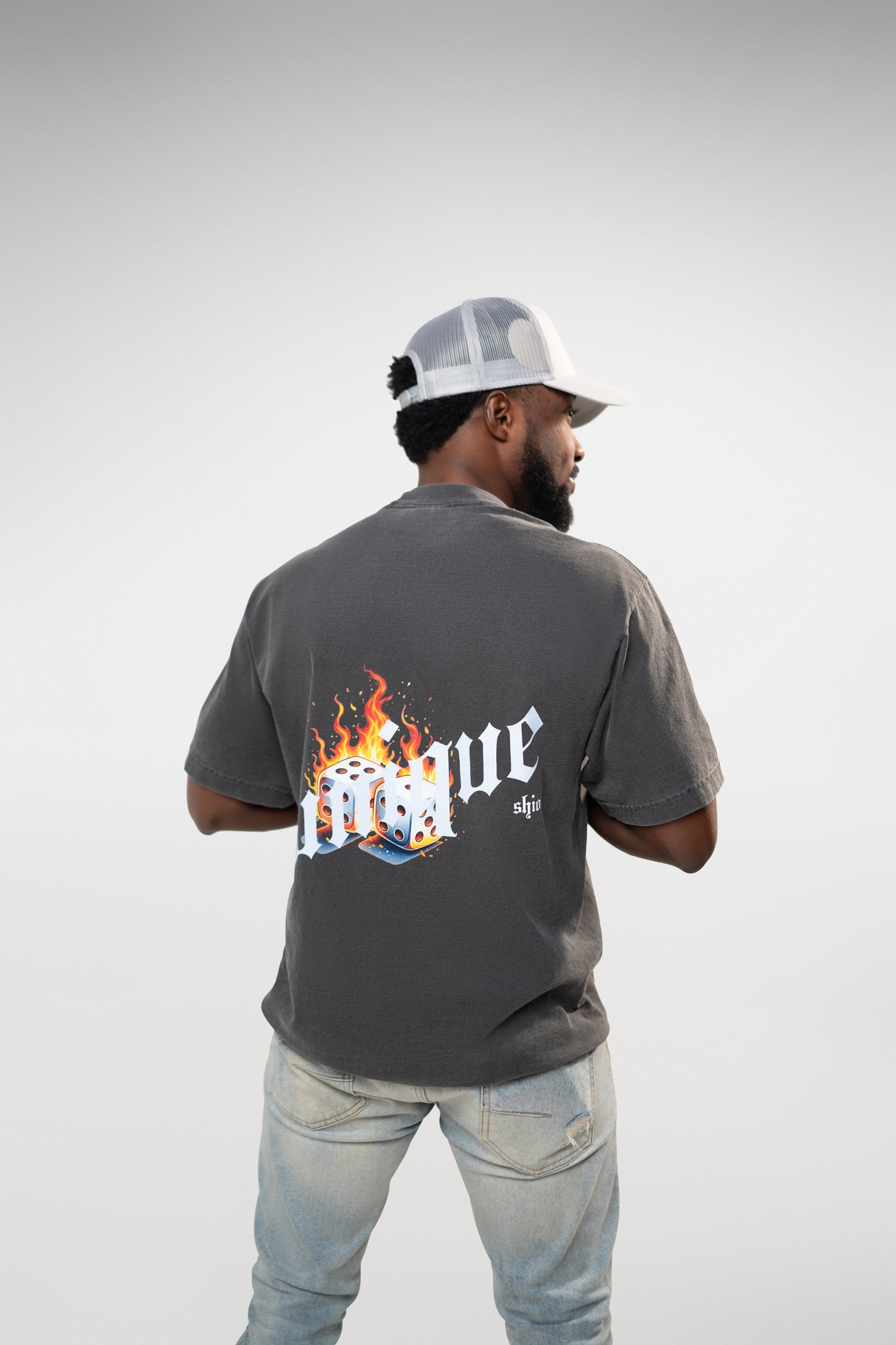 Unique over sized fit dyed T-shirt