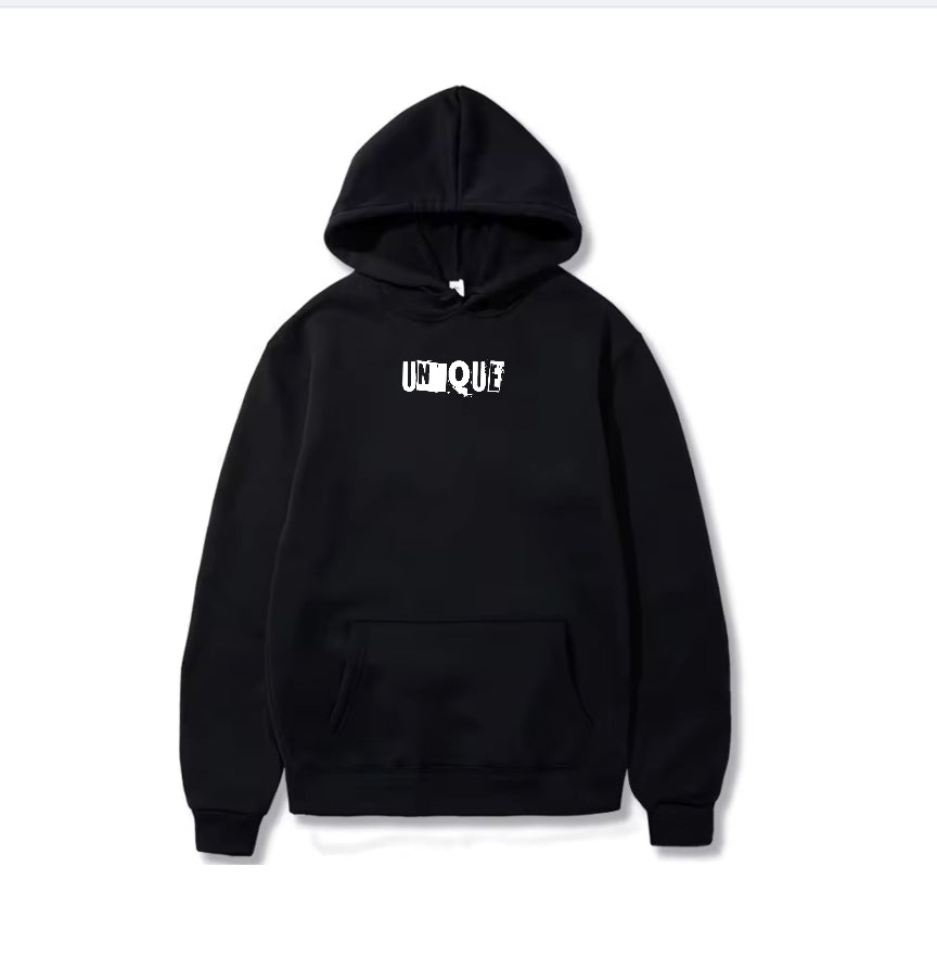 Black listed unisex mid-weight unisex hoodie. Classic fit