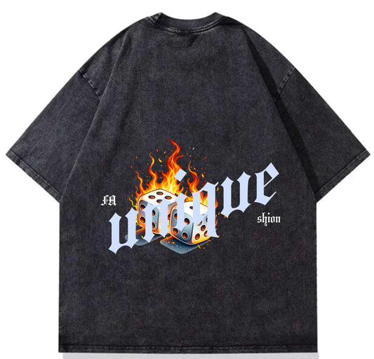 Unique over sized fit dyed T-shirt